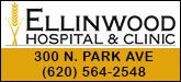 Ellinwood Hospital and Clinic Sponsorship Banner